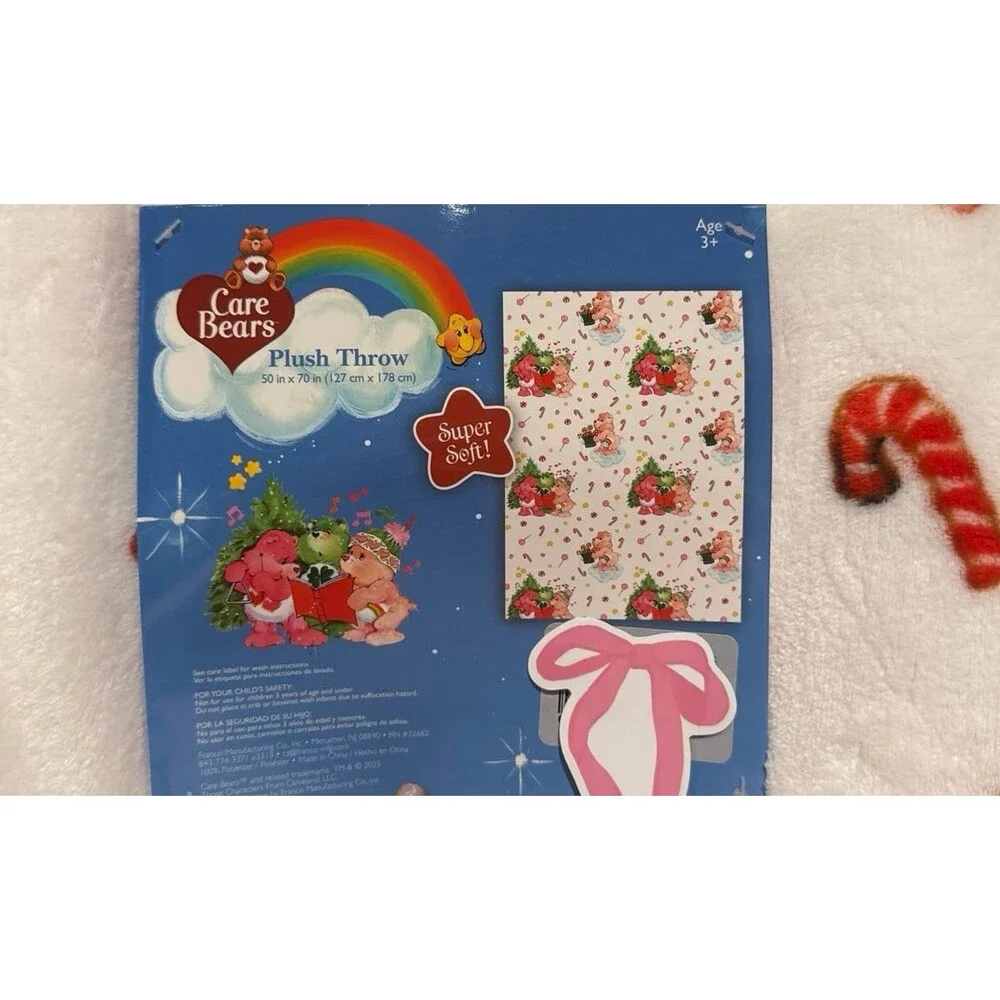 Care Bears Christmas Blanket